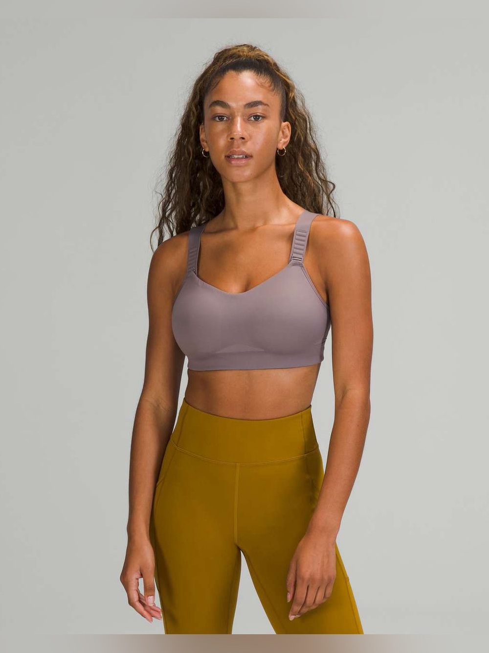 Lululemon Everyday Comfort Wireless Sports Bra Purple High Support Sports Bra